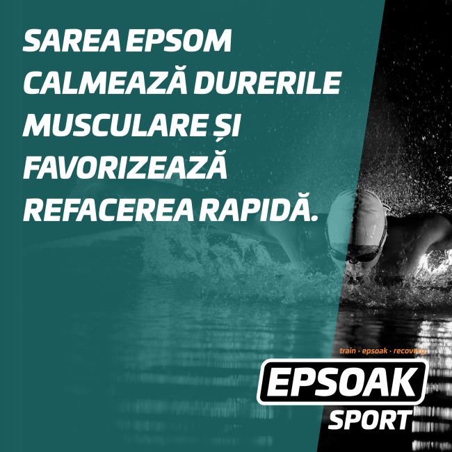 Zen Rituals - sare de baie epsom (Epsoak Sport) cu uleiuri esentiale de Eucalipt si Menta - 1000g