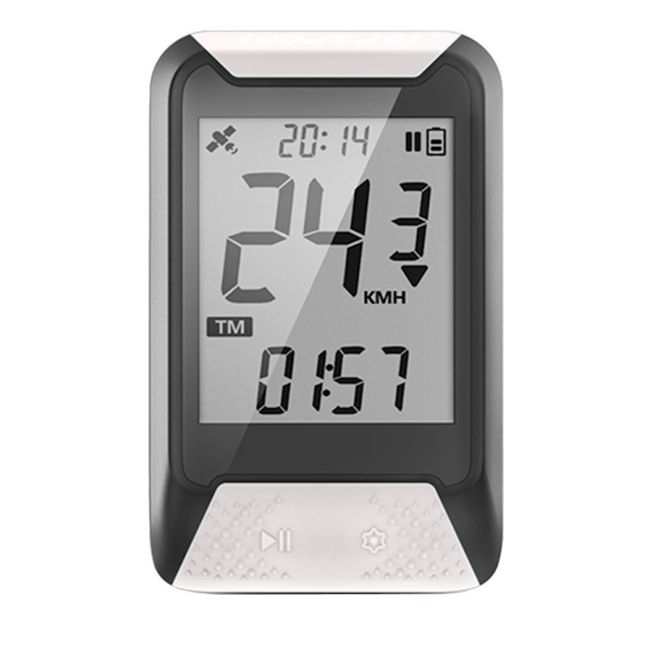 iGPSport - Computer bicicleta cu GPS (Ciclocomputer) IGS130 GPS - negru gri