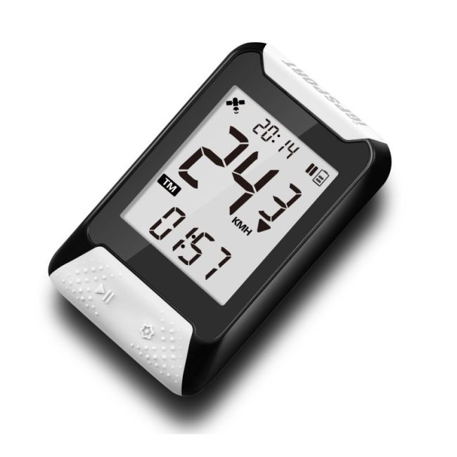 iGPSport - Computer bicicleta cu GPS (Ciclocomputer) IGS130 GPS - negru gri
