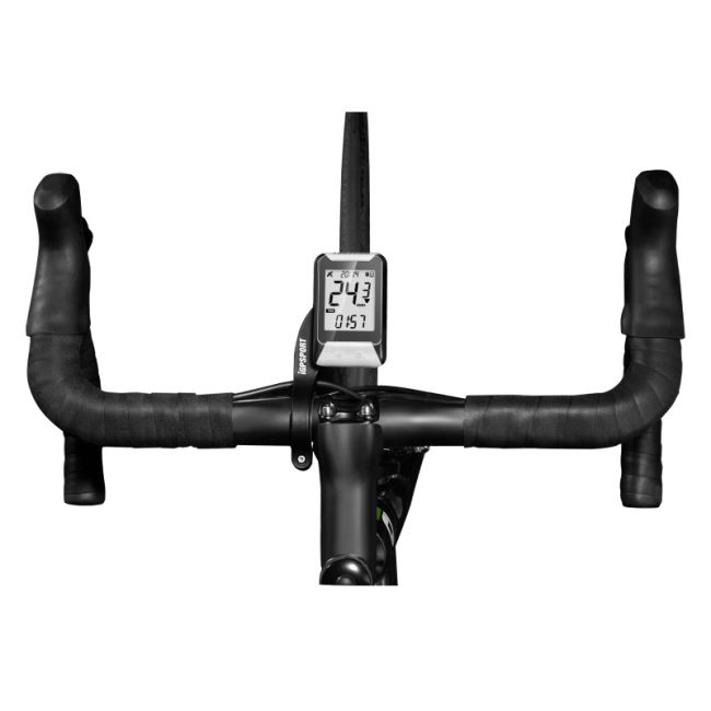 iGPSport - Computer bicicleta cu GPS (Ciclocomputer) IGS130 GPS - negru gri