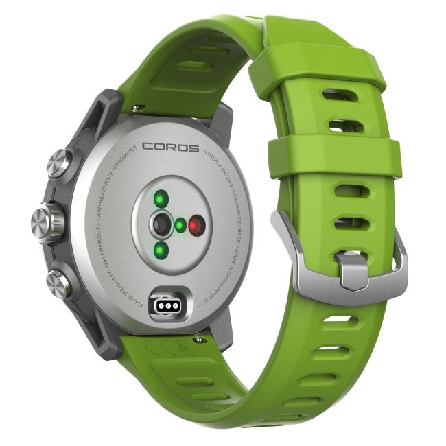 Coros APEX Pro 47mm - ceas GPS multisport premium argintiu-verde
