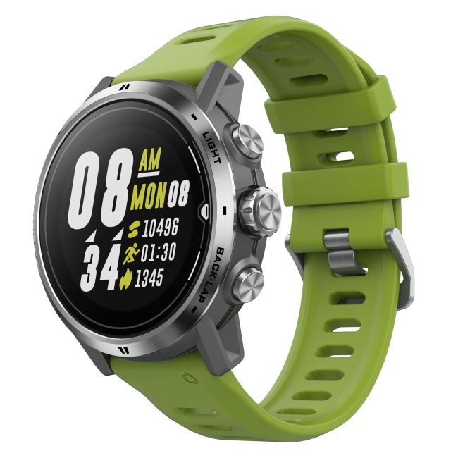 Coros APEX Pro 47mm - ceas GPS multisport premium argintiu-verde