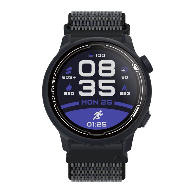 Coros Pace 2 - ceas GPS sport premium cu curea bleumarin de nailon