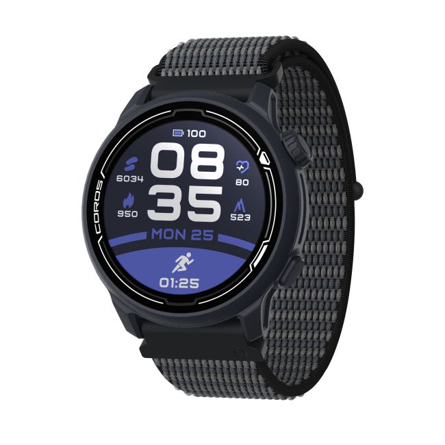 Coros Pace 2 - ceas GPS sport premium cu curea bleumarin de nailon