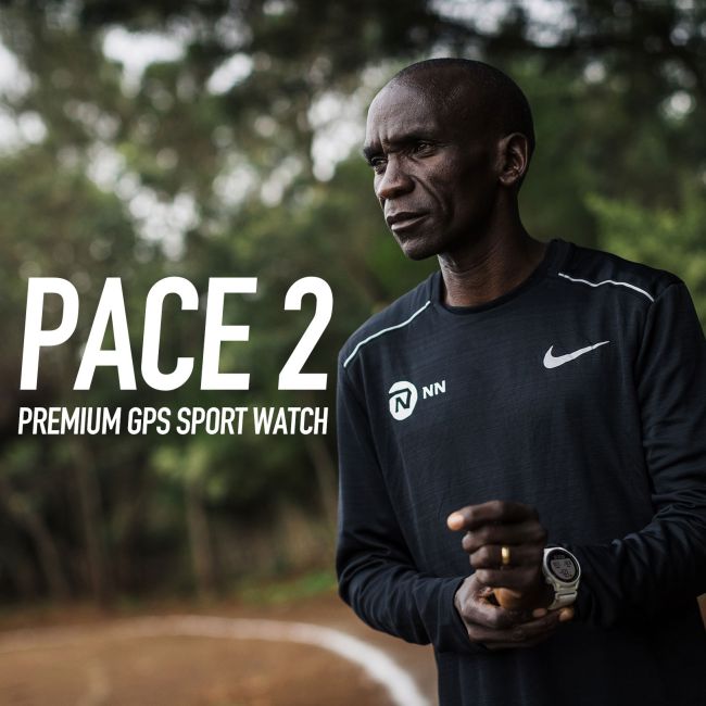 Coros Pace 2 - ceas GPS sport premium cu curea bleumarin de silicon