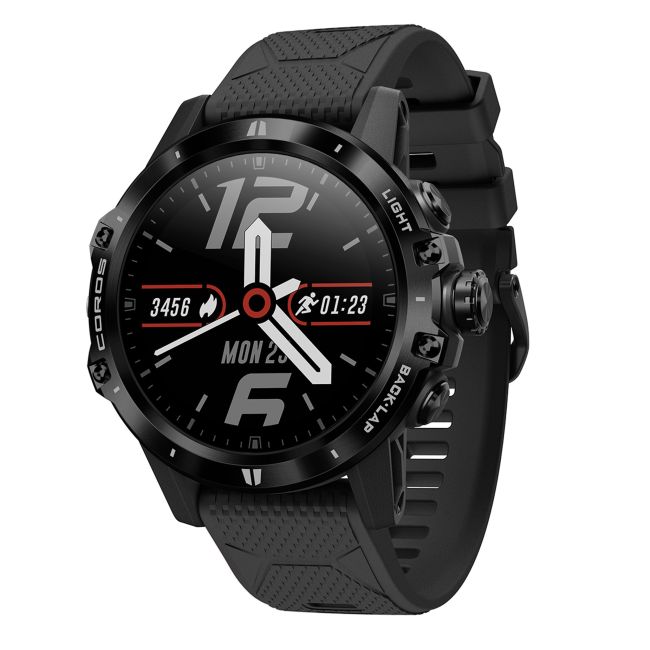 Coros Vertix 47mm - ceas GPS multisport pentru aventura - dark rock