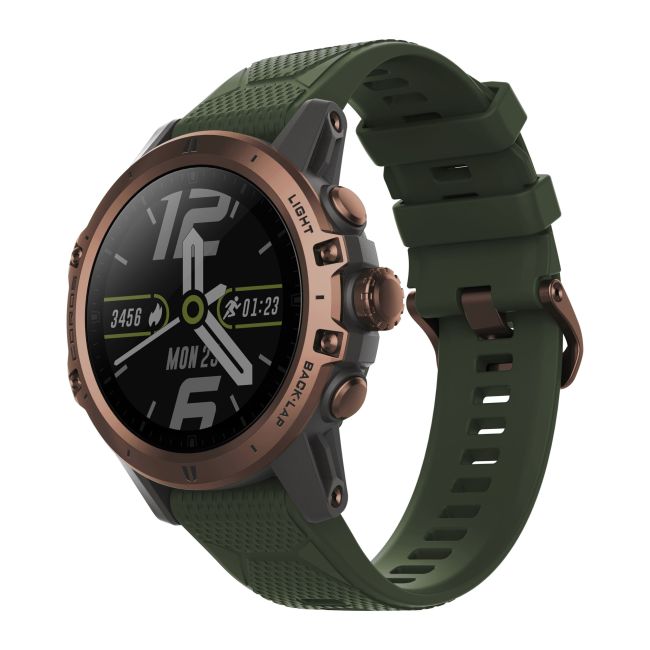 Coros Vertix 47mm - ceas GPS multisport pentru aventura - verde mountain-hunter