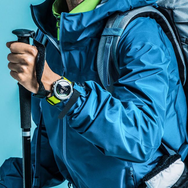 Coros Vertix 47mm - ceas GPS multisport pentru aventura - verde mountain-hunter