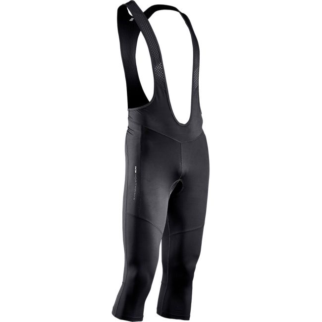 Northwave - pantaloni ciclism barbati, trei sferturi cu bretele Force 2 Bibknicker - negru