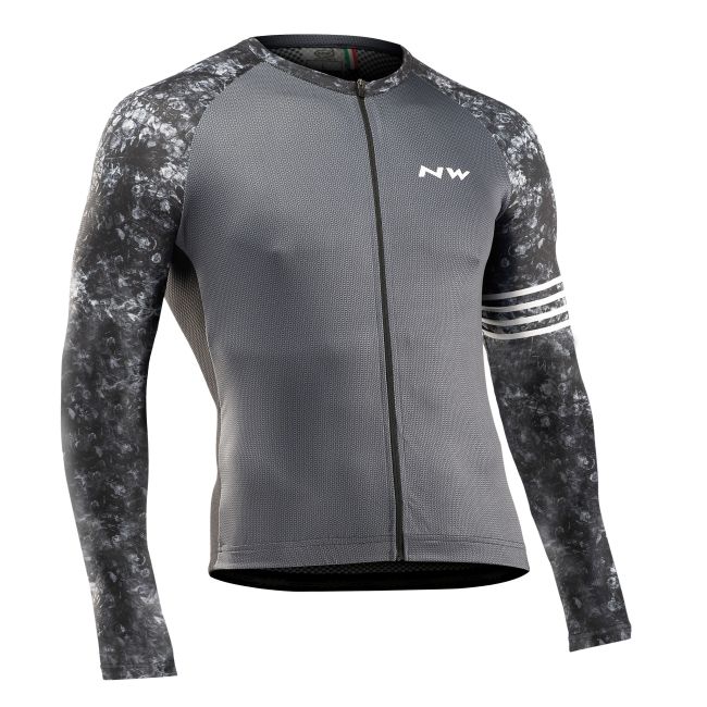 Northwave bluza pentru ciclism cu maneca lunga - Blade - negru gri