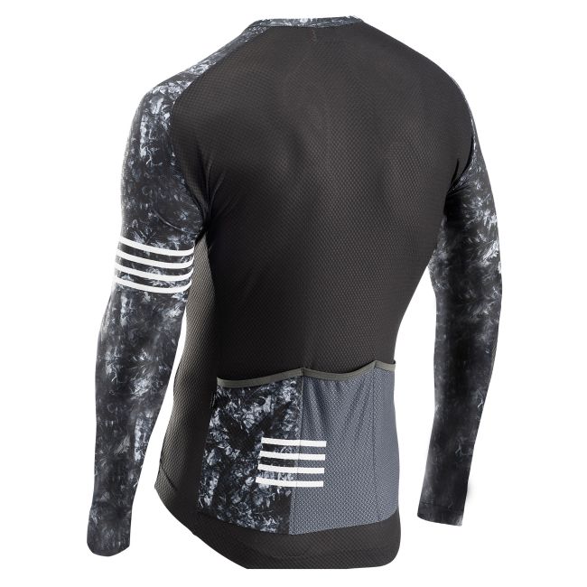 Northwave bluza pentru ciclism cu maneca lunga - Blade - negru gri