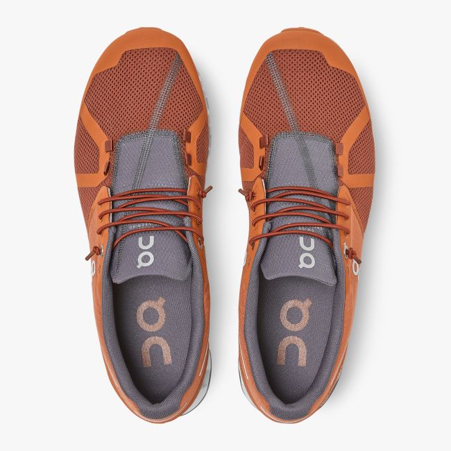 On Cloud - pantofi sport pentru barbati - maro ruginiu russet cocoa