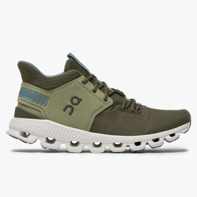 On Cloud Hi Edge - pantofi sport pentru barbati - verde inchis Reseda
