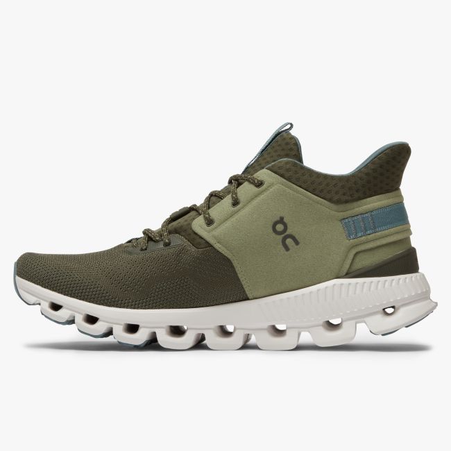 On Cloud Hi Edge - pantofi sport pentru barbati - verde inchis Reseda