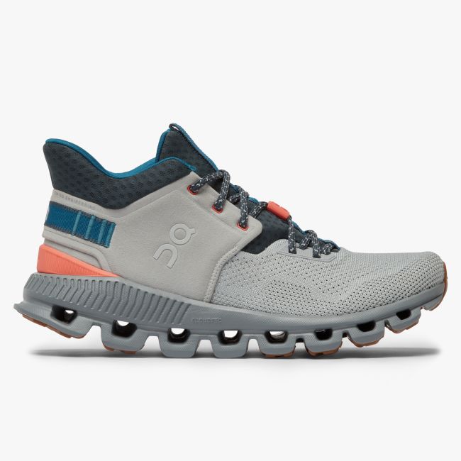 On Cloud Hi edge - pantofi sport pentru femei - gri glaciar shadow