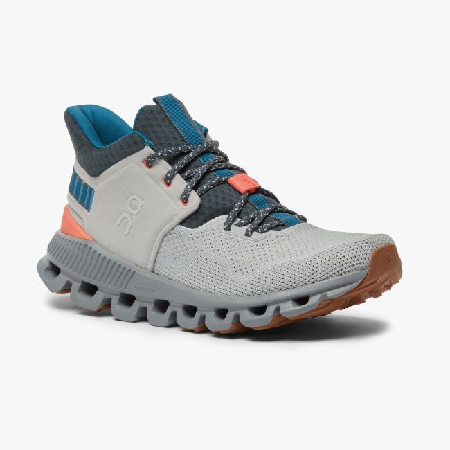 On Cloud Hi edge - pantofi sport pentru femei - gri glaciar shadow