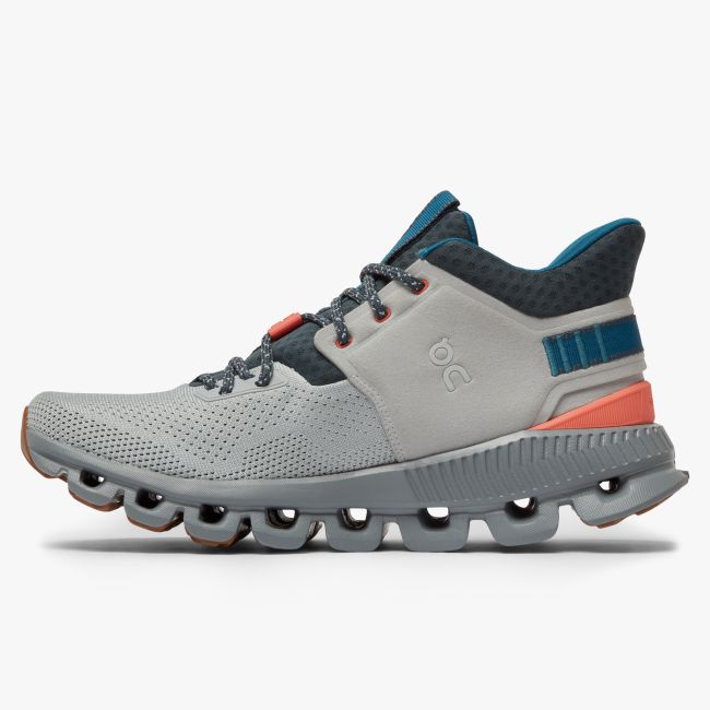 On Cloud Hi edge - pantofi sport pentru femei - gri glaciar shadow