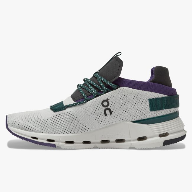 On CloudNova - pantofi sport pentru femei - alb mov