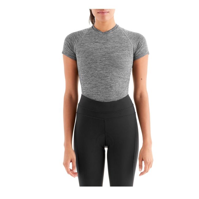 Specialized - tricou ciclism maneca scurta pentru femei Seamless Base Layer SS - gri melanj