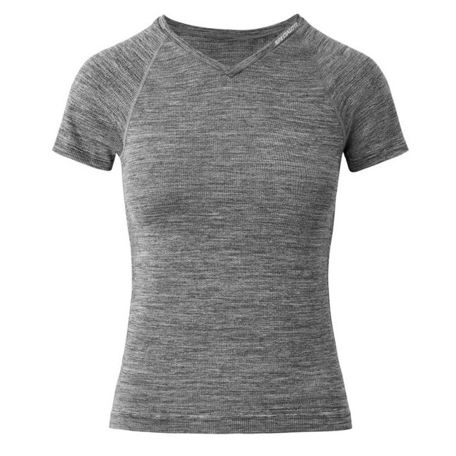 Specialized - tricou ciclism maneca scurta pentru femei Seamless Base Layer SS - gri melanj