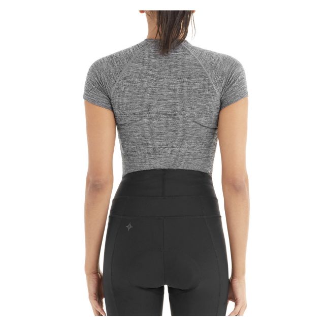 Specialized - tricou ciclism maneca scurta pentru femei Seamless Base Layer SS - gri melanj