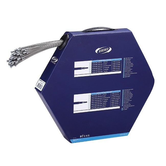 BBB - Cablu Frana pentru Bicicleta sosea (cursiera) Brakewire Slick, otel 1.5x1700 mm