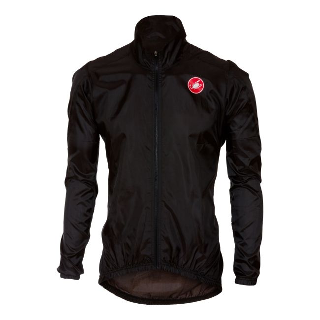 Castelli - jacheta ciclism ploaie Squadra ER - negru