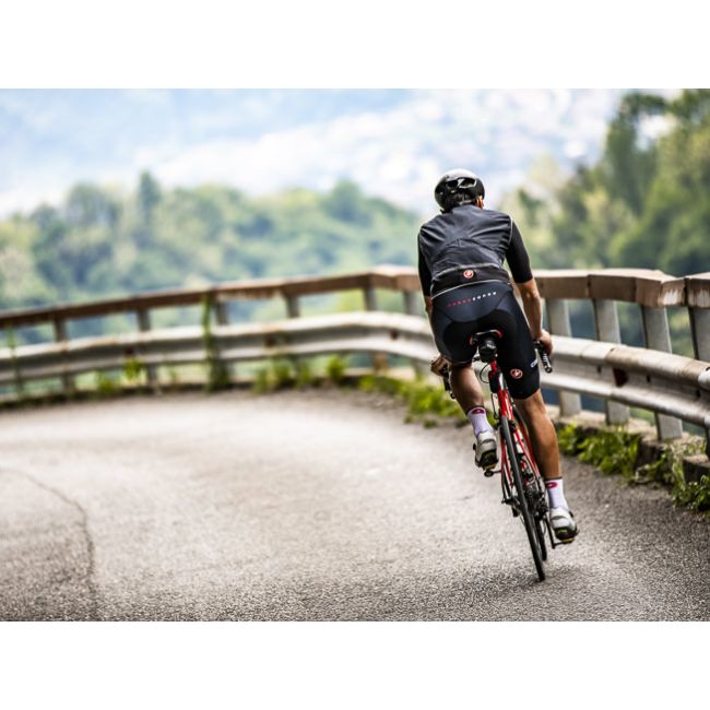 Castelli - pantaloni scurti pentru ciclism cu bretele Free Aero Race 4 Bibshort - negru