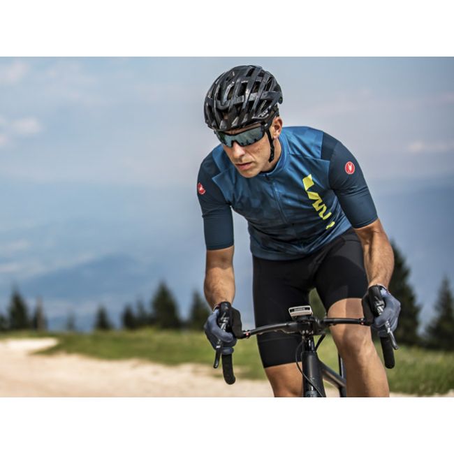 Castelli - pantaloni scurti pentru ciclism cu bretele Free Protect Race Bibshort - negru