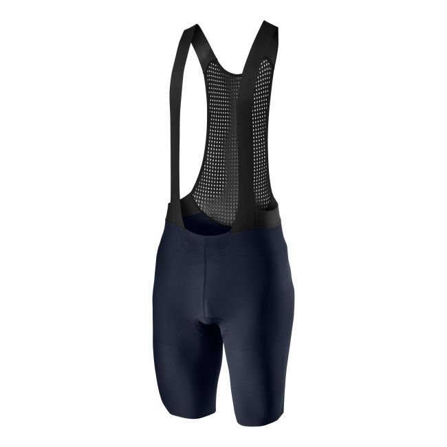 Castelli - pantaloni scurti pentru ciclism cu bretele Premio Bibshort - albastru savile blue