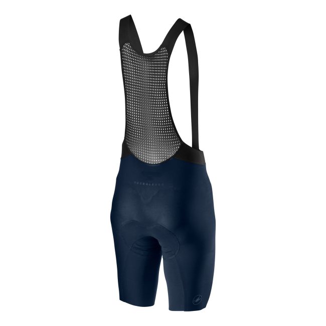 Castelli - pantaloni scurti pentru ciclism cu bretele Premio Bibshort - albastru savile blue
