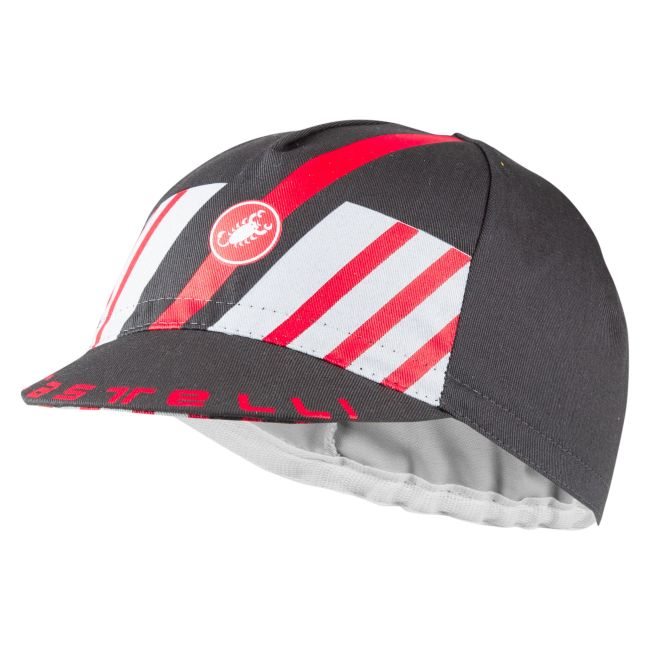 Castelli - sapca ciclism Hors Categorie Cap - gri-rosu
