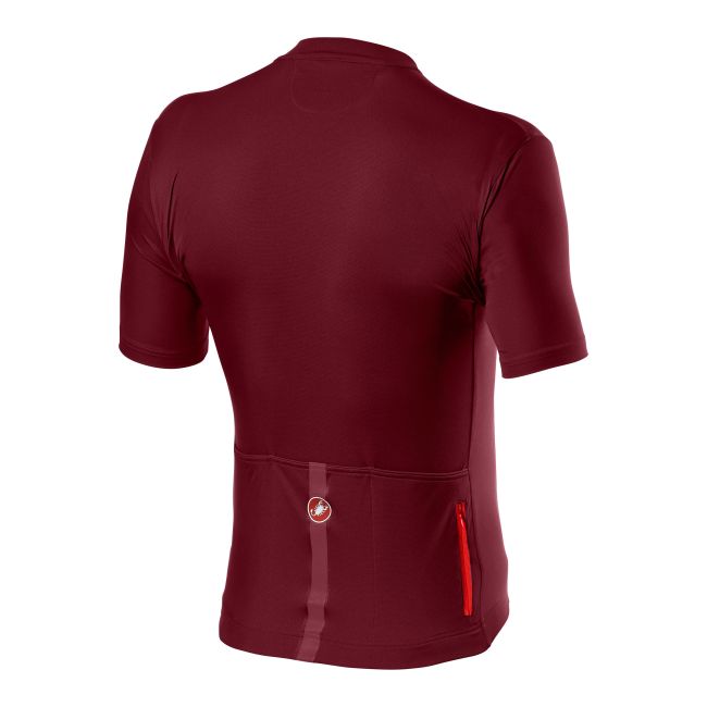 Castelli - tricou pentru ciclism cu maneca scurta Classifica Jersey - rosu bordeaux