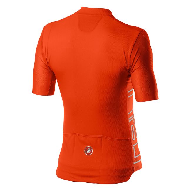 Castelli - tricou pentru ciclism cu maneca scurta Entrata V Jersey - rosu aprins