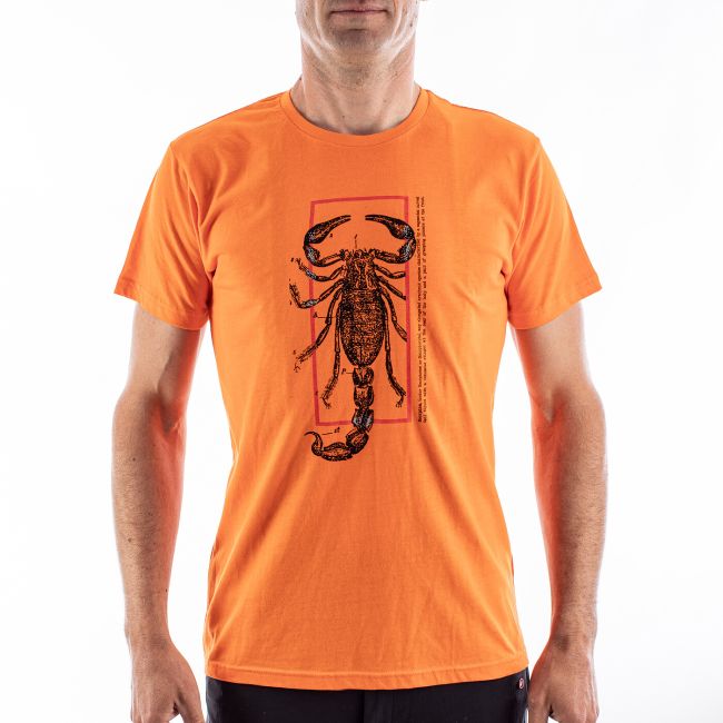 Castelli Tricou ciclism casual cu maneca scurta Logo Tee - portocaliu burnt orange