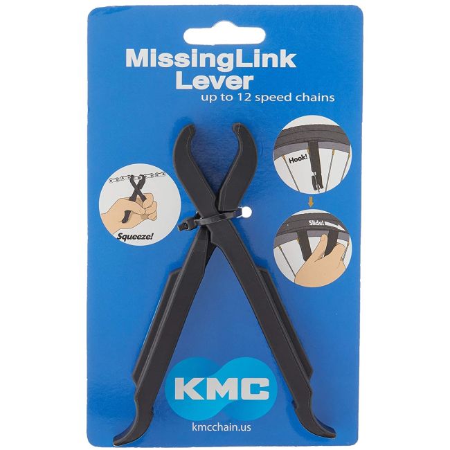 Kmc - Levier pentru lant si cauciuc bicicleta Quiclink Tire Lever - negru