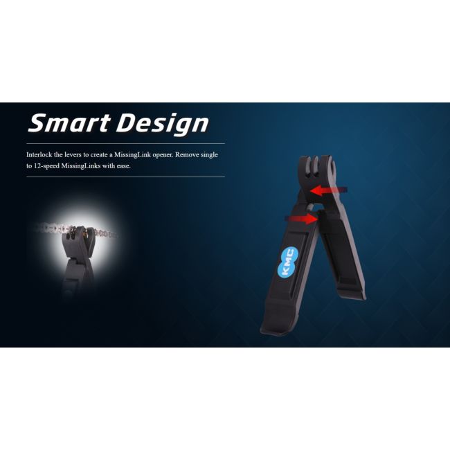 Kmc - Levier pentru lant si cauciuc bicicleta Quiclink Tire Lever - negru