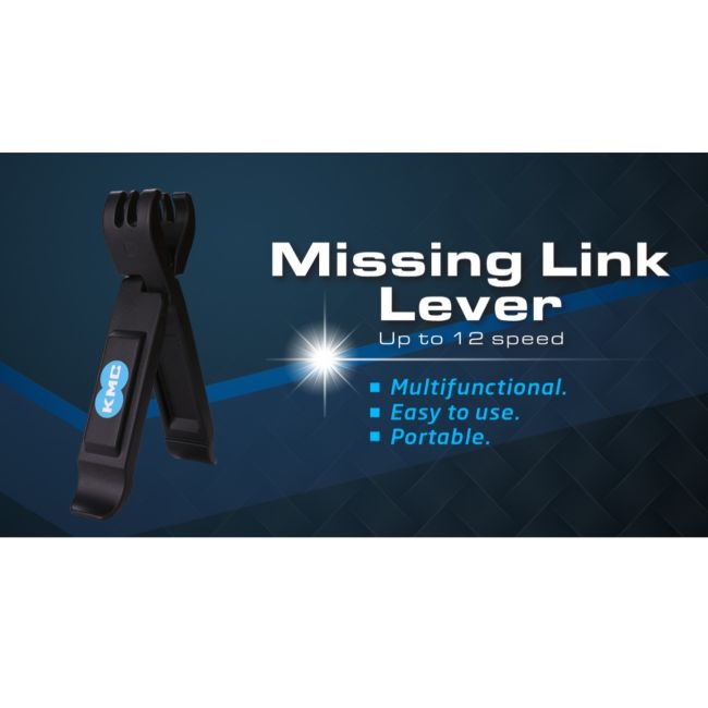 Kmc - Levier pentru lant si cauciuc bicicleta Quiclink Tire Lever - negru
