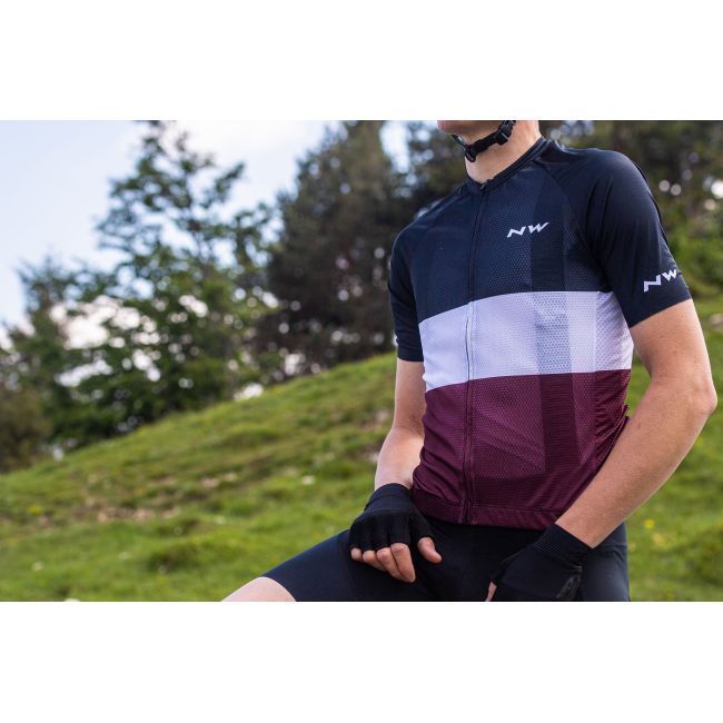 Northwave - tricou pentru ciclism cu maneca scurta Blade Air - negru gri alb