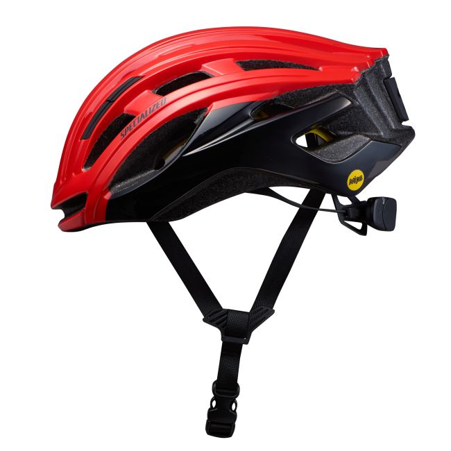 Specialized - casca ciclism Propero III cu senzor ANGi - Rosu lucios negru Tarmac