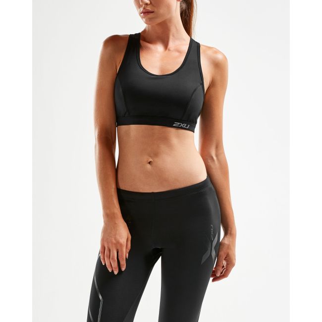 2XU - Bustiera sport femei XVENT Crop - Negru