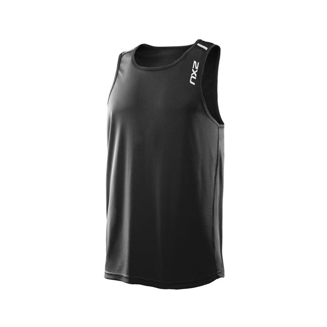 2XU - Maiou tehnic barbati Tech Singlet - negru