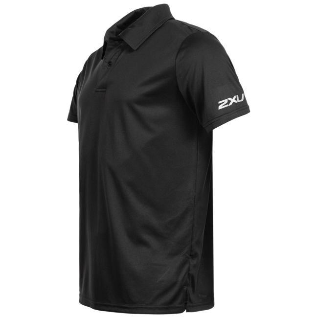 2XU - Tricou polo barbati Performance Polo Shirt - negru
