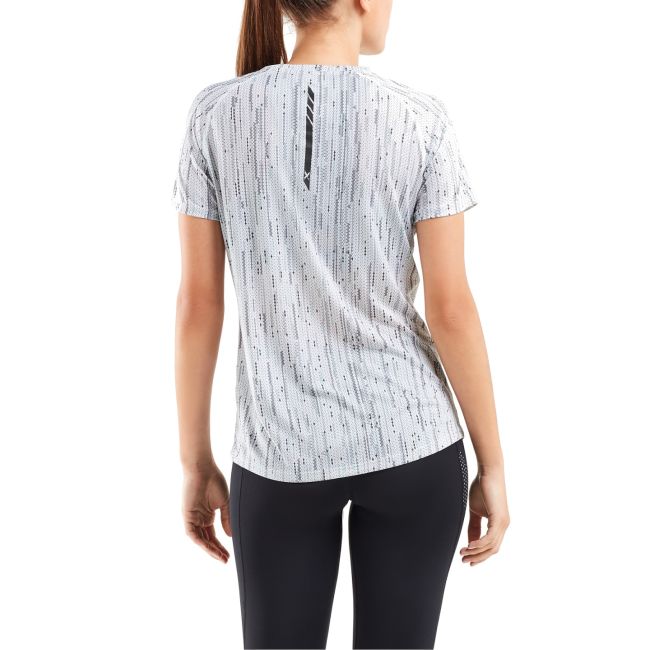 2XU - Tricou tehnic maneca scurta femei GHST short sleeve tee - mosaic gri negru