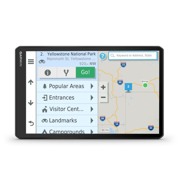 Garmin Camper 1090 - Noul dispozitiv sat-nav cu GPS 10" Camper pentru auto-rulote si rulote
