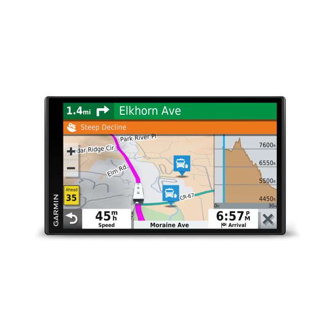 Garmin Camper 780 - Dispozitiv navigatie cu GPS 6.95" pentru auto-rulote si rulote cu trafic digital