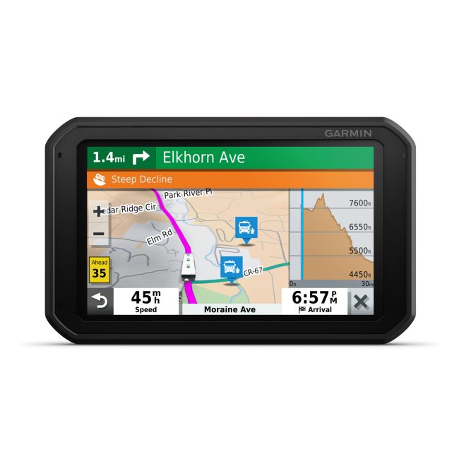 Garmin Camper 785 - Dispozitiv navigatie cu GPS 7" pentru auto-rulote si rulote cu trafic digital si camera de bord integrata