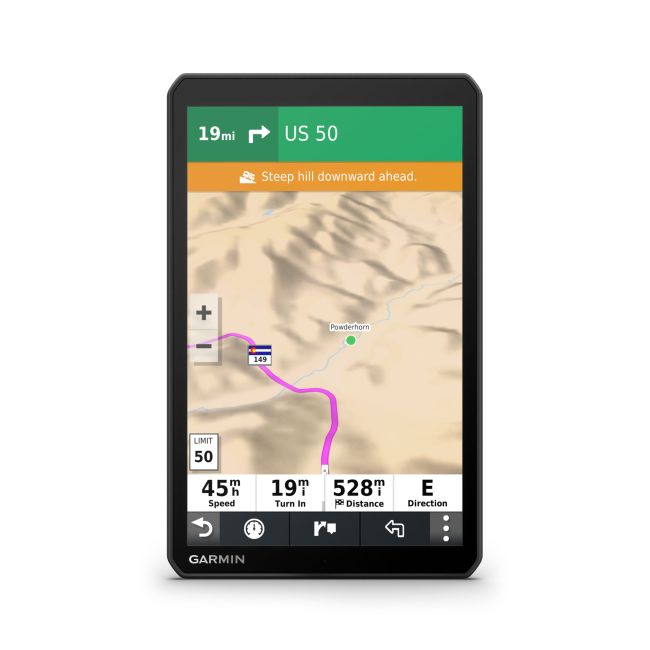Garmin Camper 890 - Dispozitiv navigatie cu GPS 8" pentru auto-rulote si rulote cu trafic digital