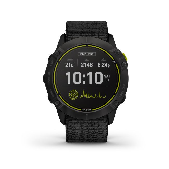 Garmin Enduro - Gri Carbon DLC cu curea de nailon - ceas multisport cu GPS pentru ultraperformanta