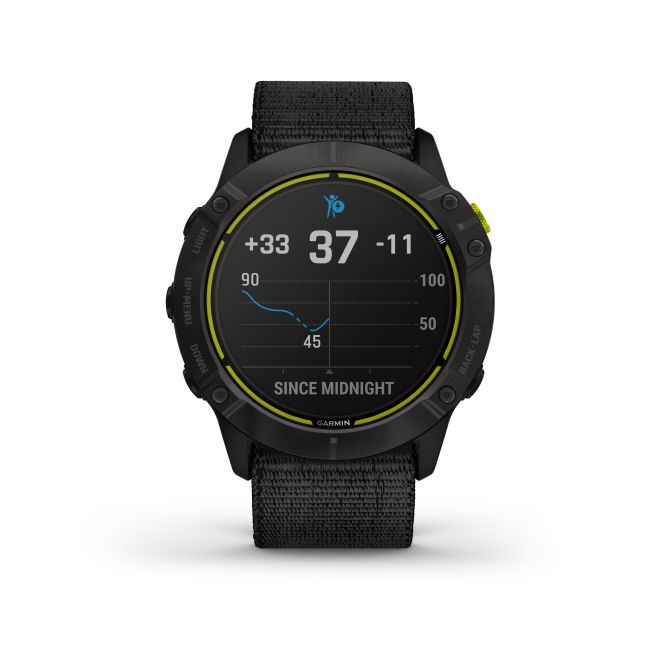 Garmin Enduro - Gri Carbon DLC cu curea de nailon - ceas multisport cu GPS pentru ultraperformanta